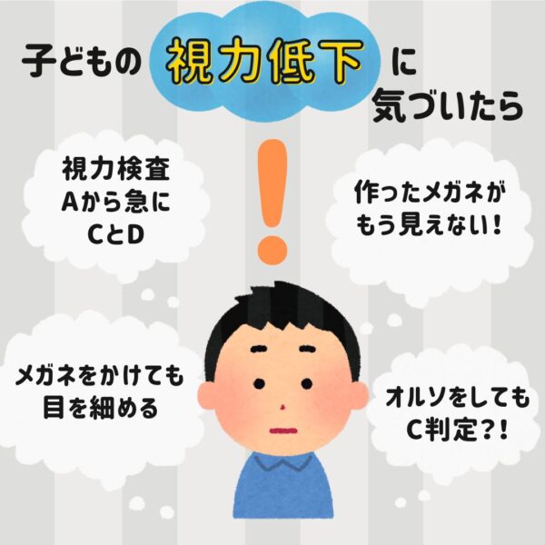 子供の視力低下